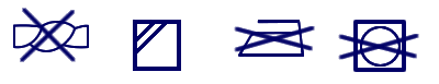 More Warning Symbols for Laundering