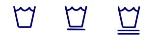 Machine Wash Cycles Symbols